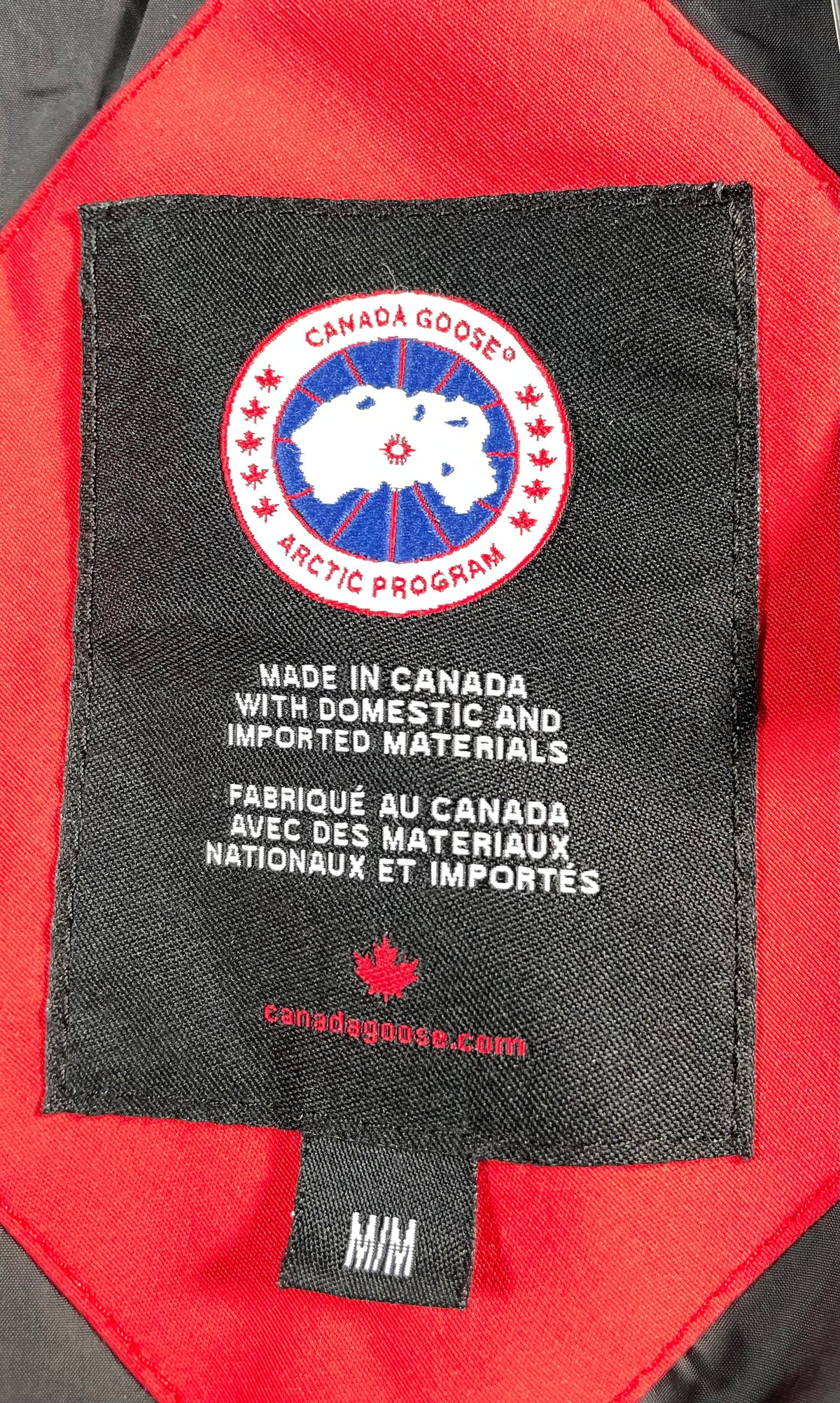 Canada Goose Red Parka Jacket