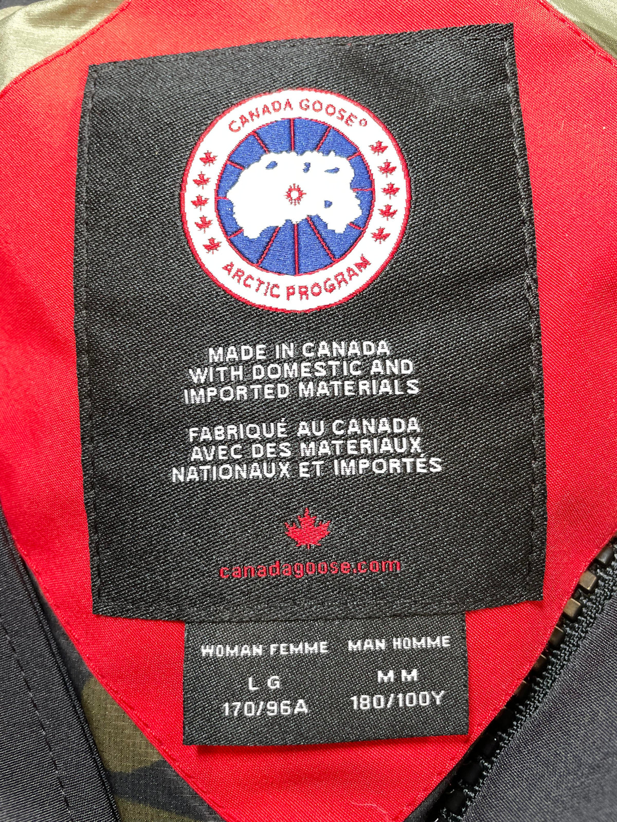 Canada Goose Red & Blue Camo Vest