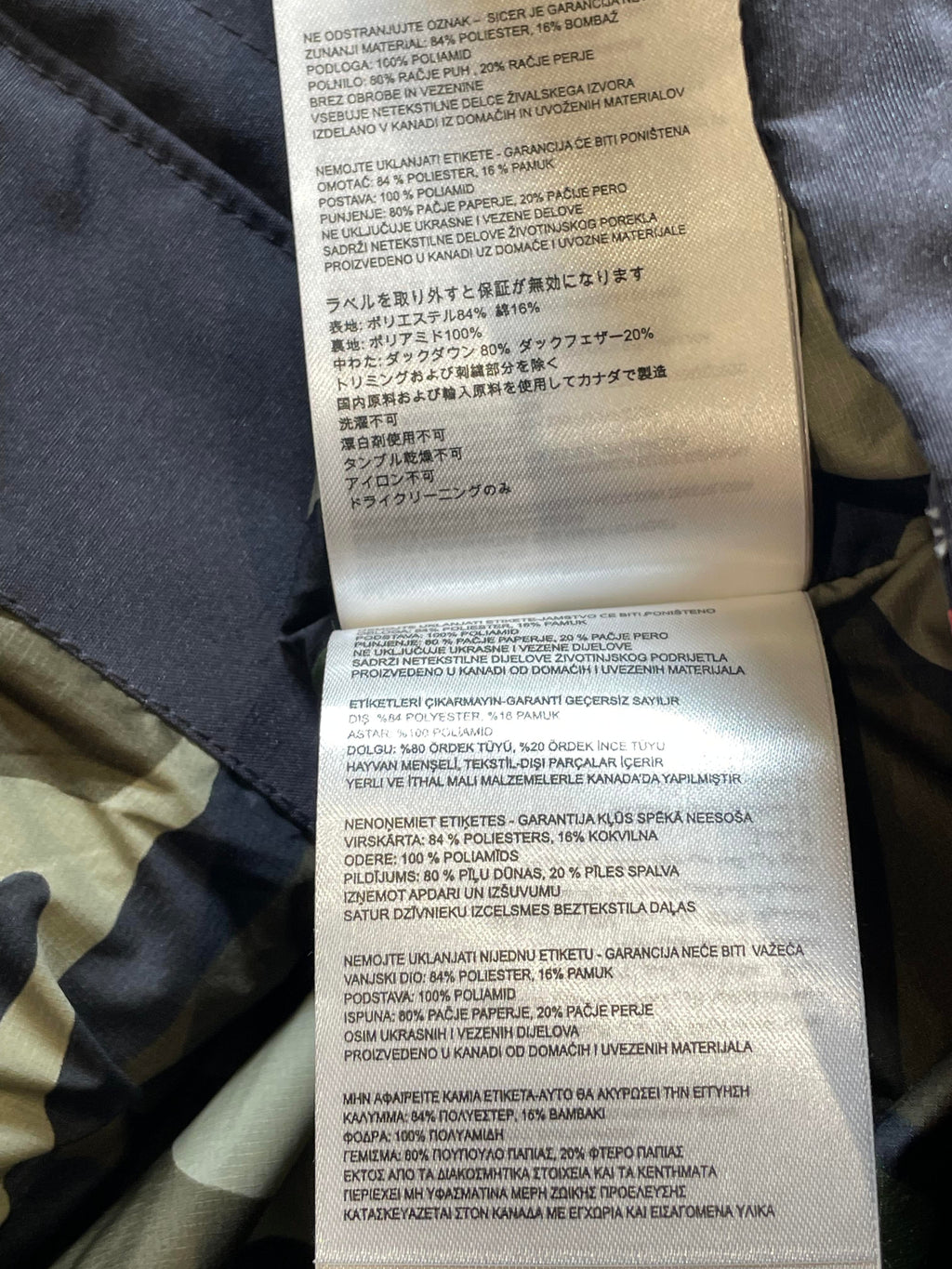 Canada Goose Red & Blue Camo Vest