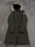 Canada Goose Women's Long Olive Coat