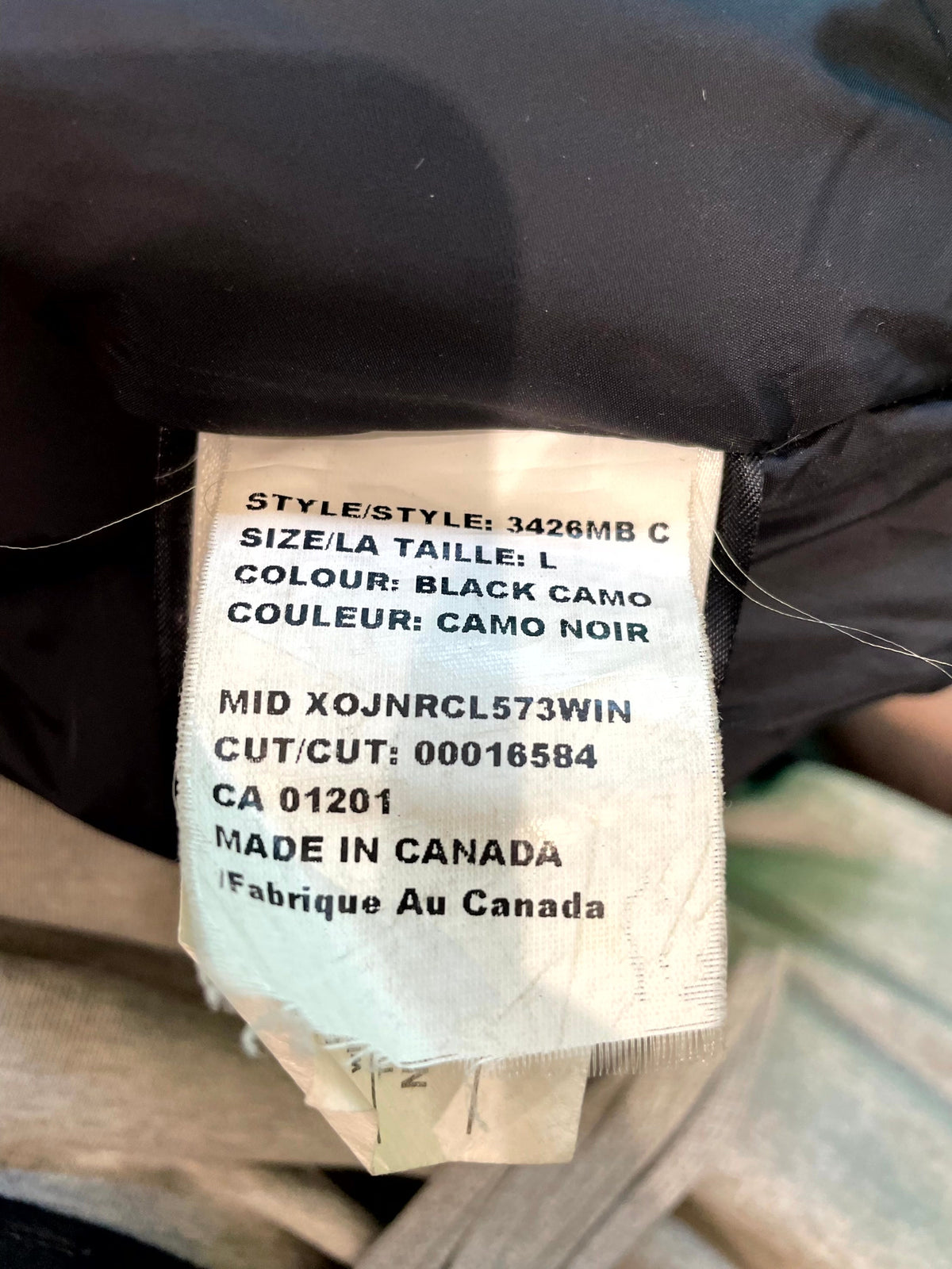 Canada Goose Coat Camo Jacket