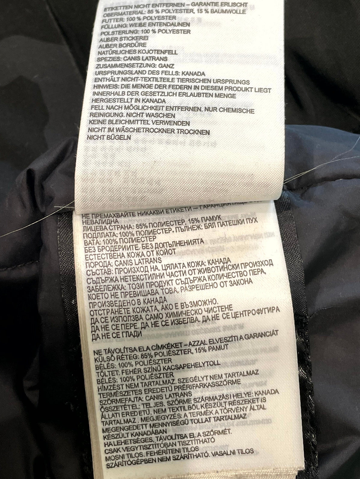 Canada Goose Coat Camo Jacket