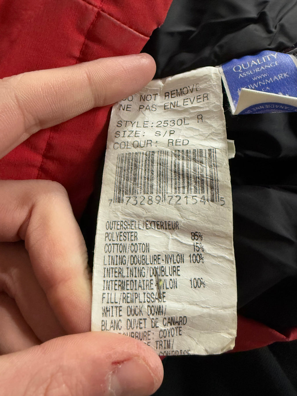 Canada Goose Fur Red Bomber Jacket