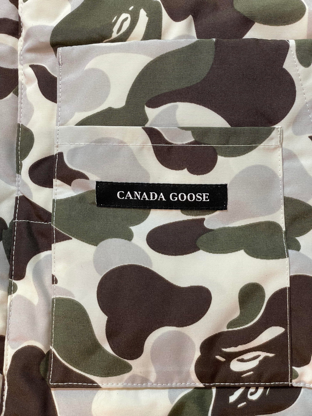 Canada Goose x BAPE Grey Camo Padded Vest