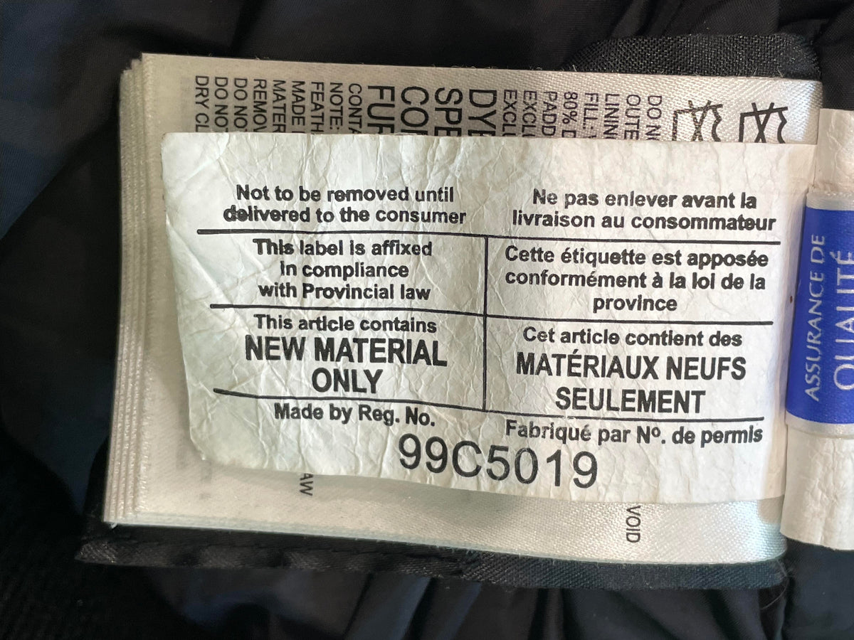 Canada Goose "Chateau" Black Parka
