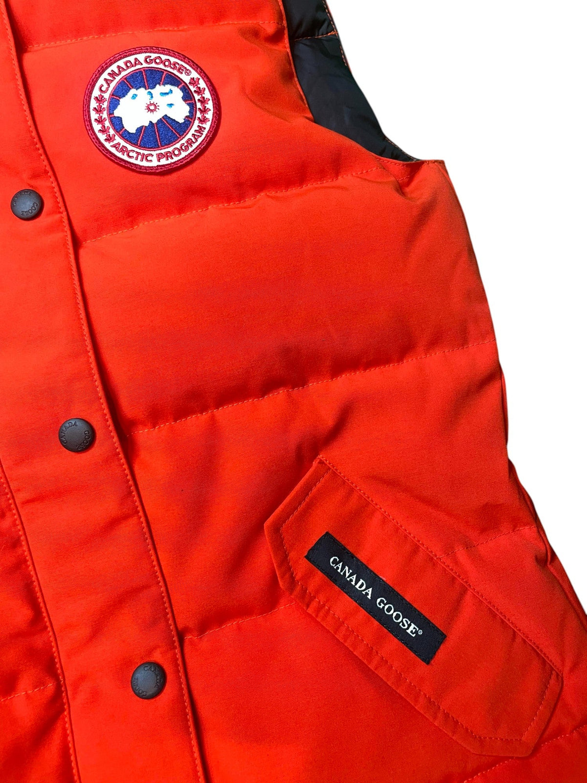 Canada Goose Puffer Orange Vest