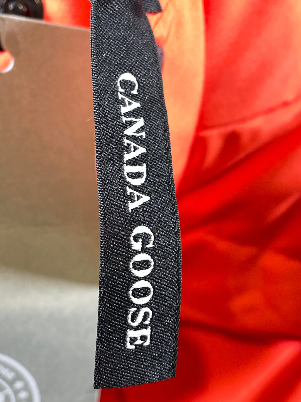 Canada Goose Orange Puffer Jacket