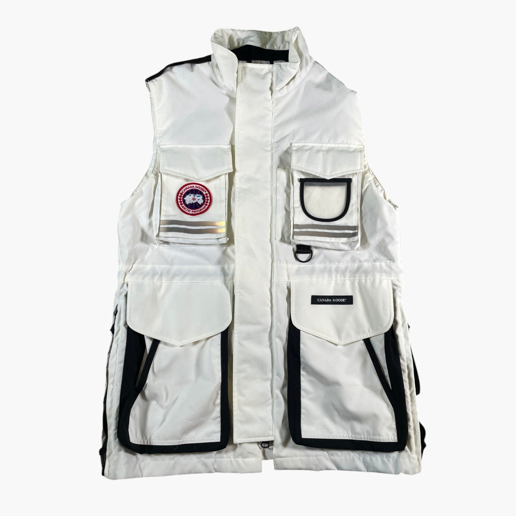 Canada Goose White Tactical Cargo Vest