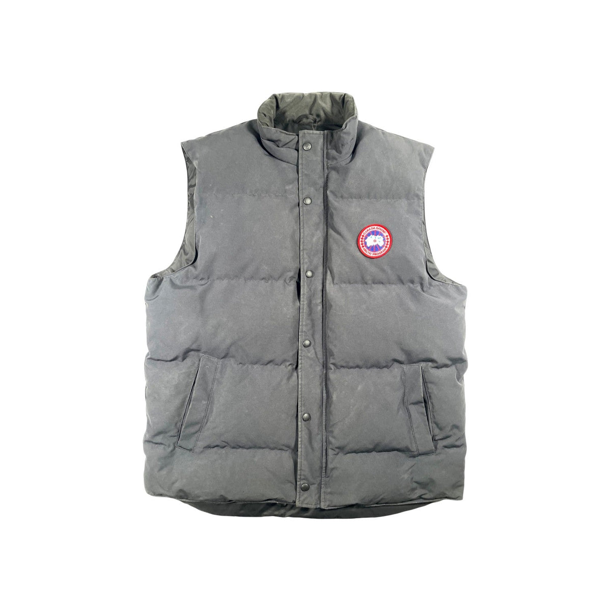 Canada Goose Navy & Red Puffer Vest
