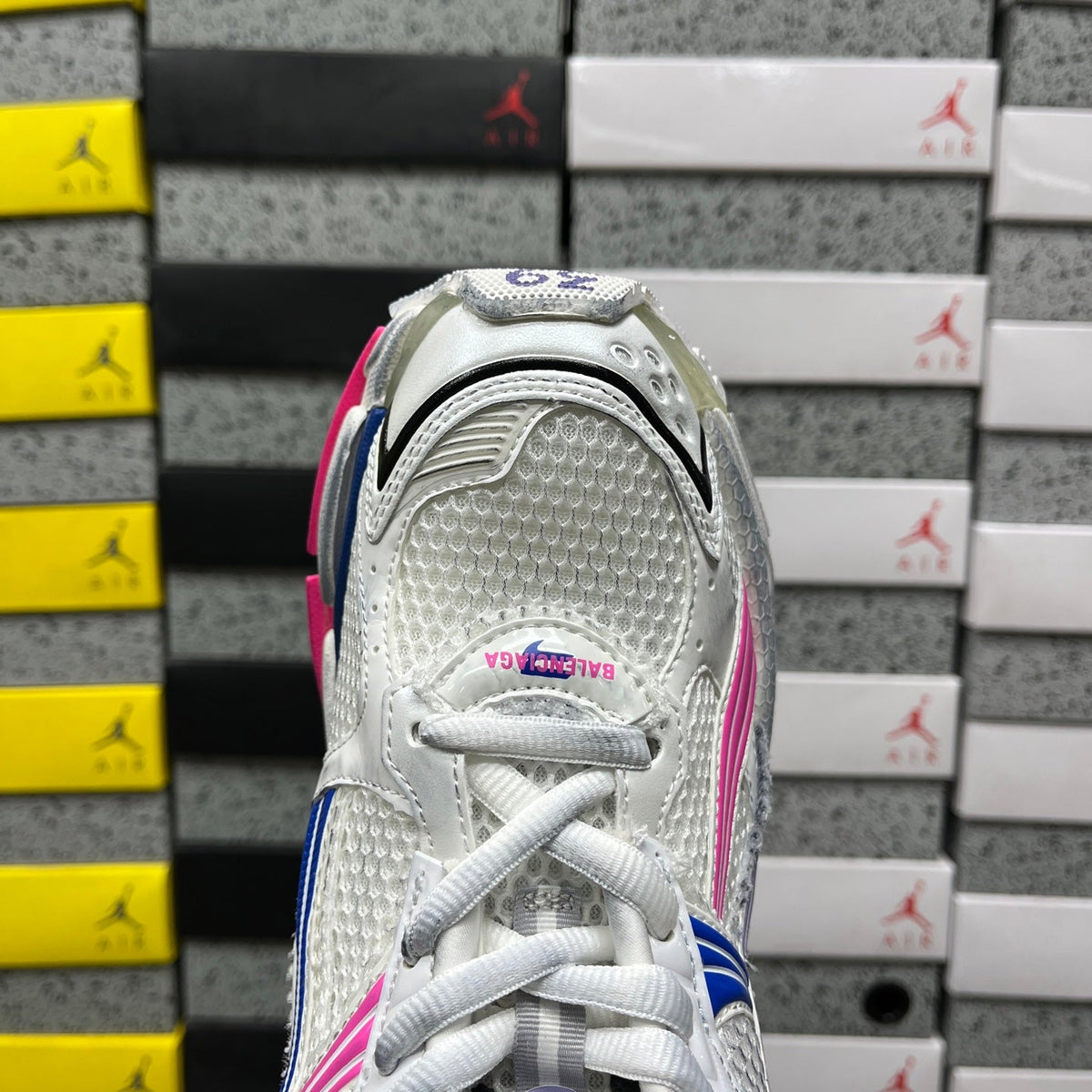Balenciaga Runner 7.5 White Blue Lilac