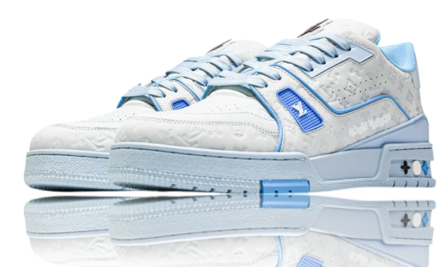 Louis Vuitton Trainer Low x Tyler, The Creator ‘Blue’ – Style 1ACRYB