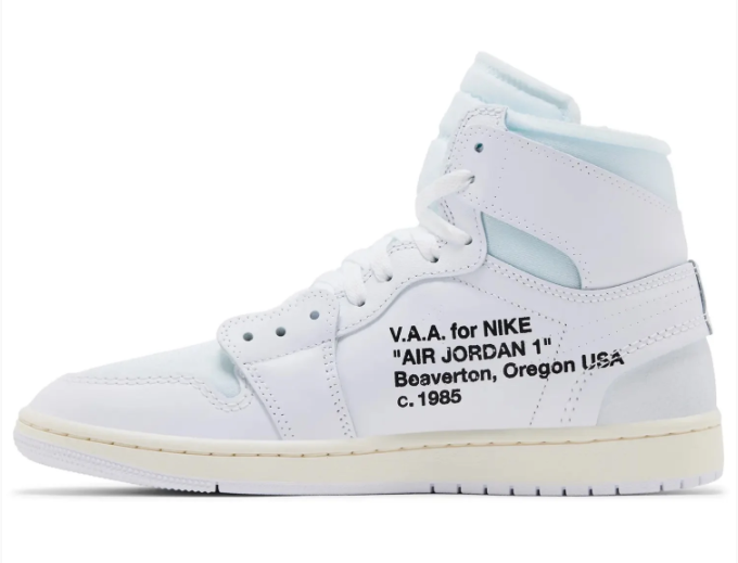 AA3834 100 Air Jordan 1 Retro High Virgil Abloh Archive Alaska