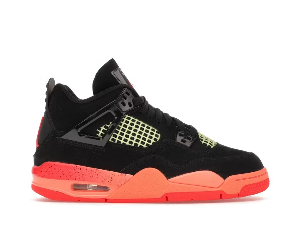 Air Jordan 4 Retro Black Infrared Barely Volt (GS)