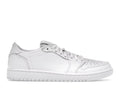 Air Jordan 1 Retro Low Swooshless Triple White (2025)