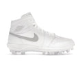 Air Jordan 1 Mid TD Cleat White Grey Fog