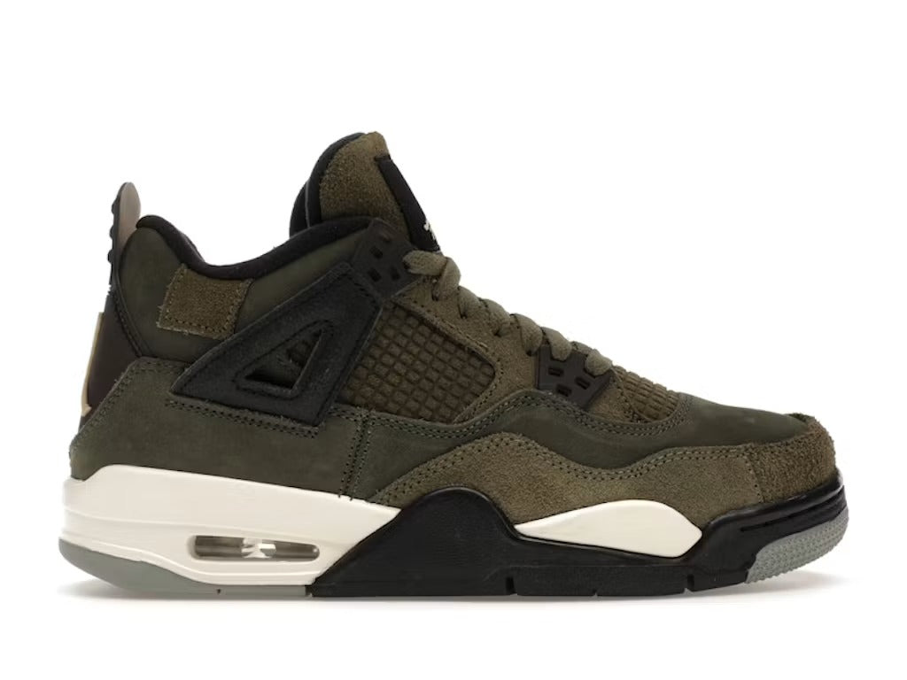 Air Jordan 4 Retro SE Craft Medium Olive (GS)