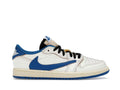 Air Jordan 1 Retro Low OG SP Fragment x Travis Scott Sail Military Blue (PS)
