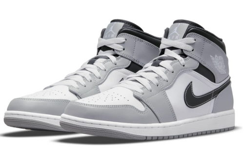 Air Jordan 1 Mid 'Light Smoke Grey' 554724-078