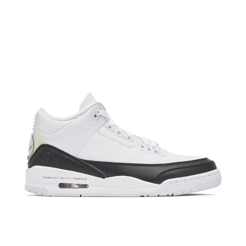 Jordan 3 Retro x Fragment White Black