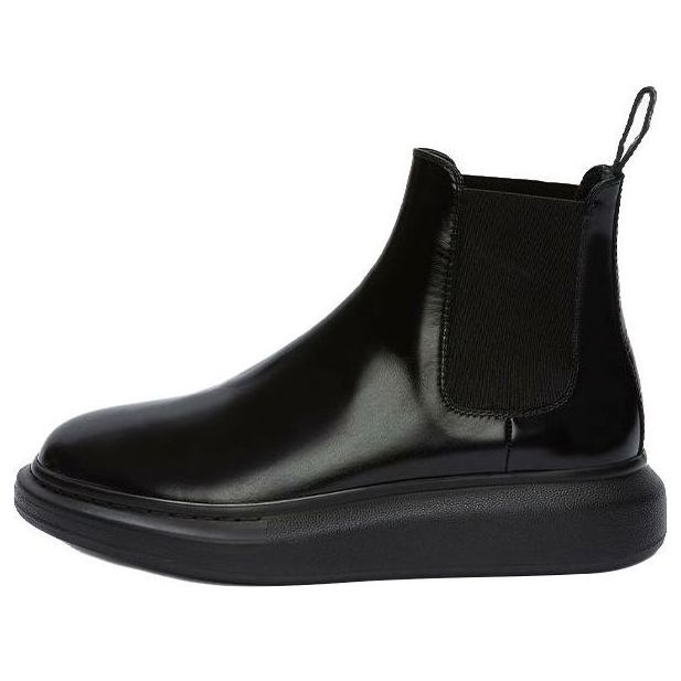 (WMNS) Alexander McQueen Hybrid Chelsea Boot 'Black' 586398WHX521000 #