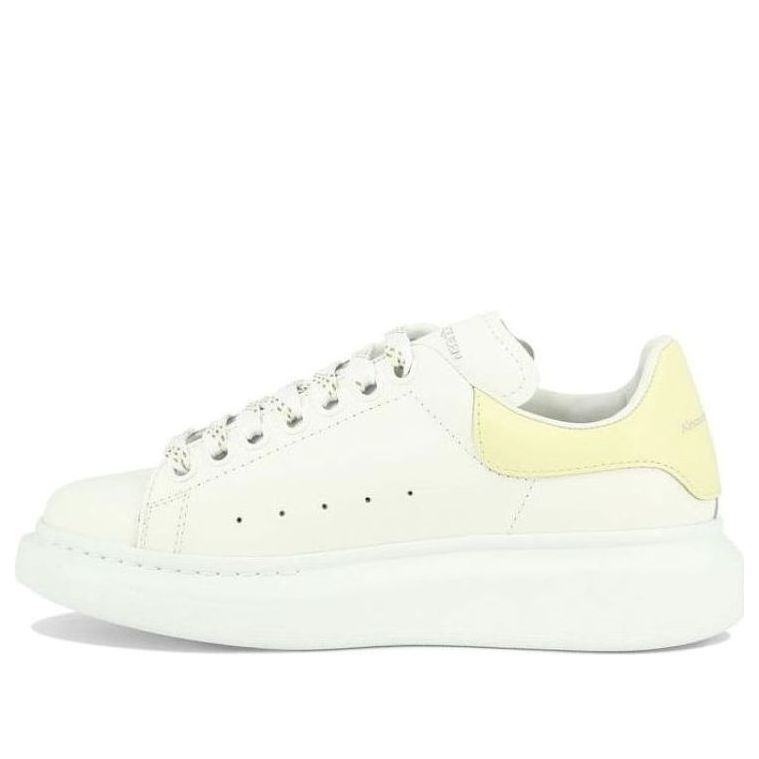 (WMNS) Alexander McQueen Oversized Shoes 'White Lemon Yellow' 718139WHGP53523 #