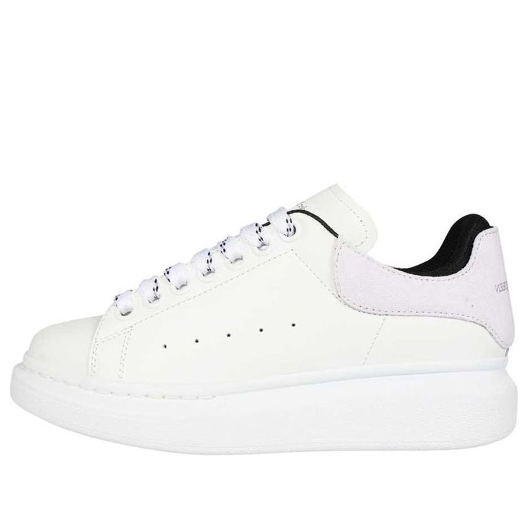 (WMNS) Alexander McQueen Oversized Sneakers 'White Pink Black' 697103WICYA8876 #