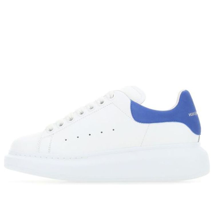 (WMNS) Alexander McQueen Oversized Sneaker 'White Electric Blue' 553770WHGP79255 #