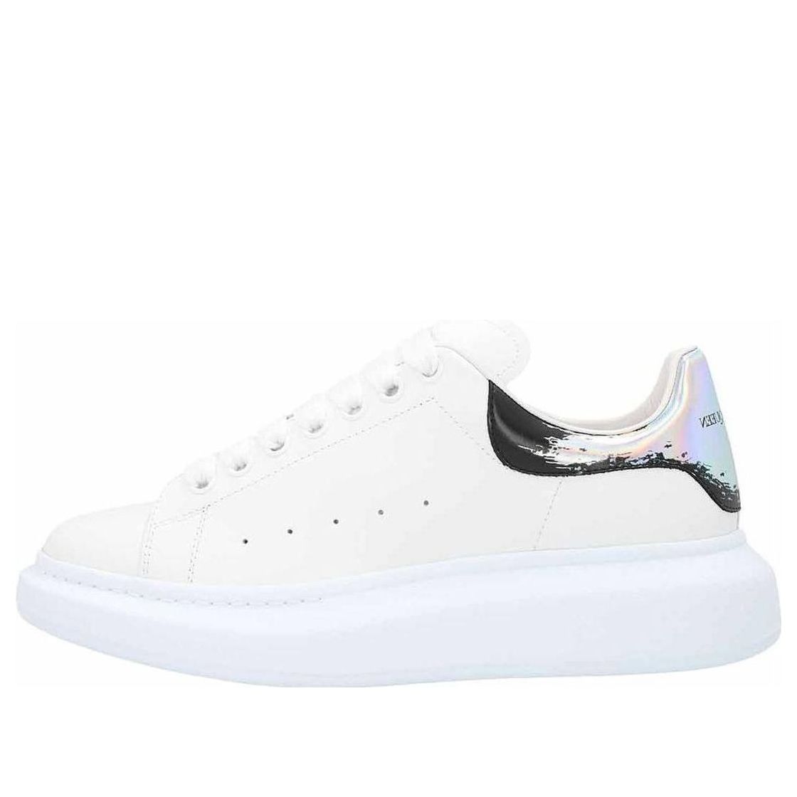 Alexander McQueen Oversized Sneakers 'White Black Silver' 705061WIBNS9989 #