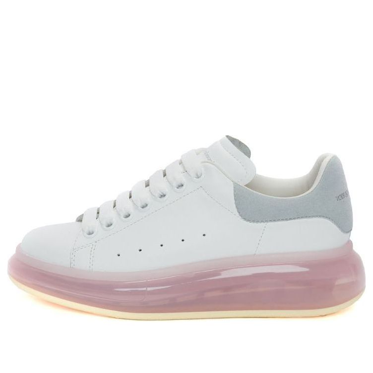 (WMNS) Alexander McQueen Oversized Sneaker 'White Dark Grey' 611698WHXMA9479 #