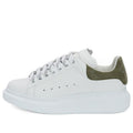 (WMNS) Alexander McQueen Oversized Sneaker 'White Khaki Green Suede' 553770WHGP79443 #