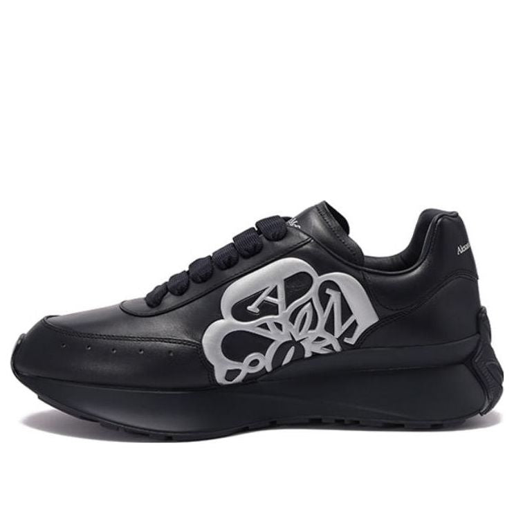 Alexander McQueen Sprint Runner 'Navy Silver White' 727377WIC9I4587 #