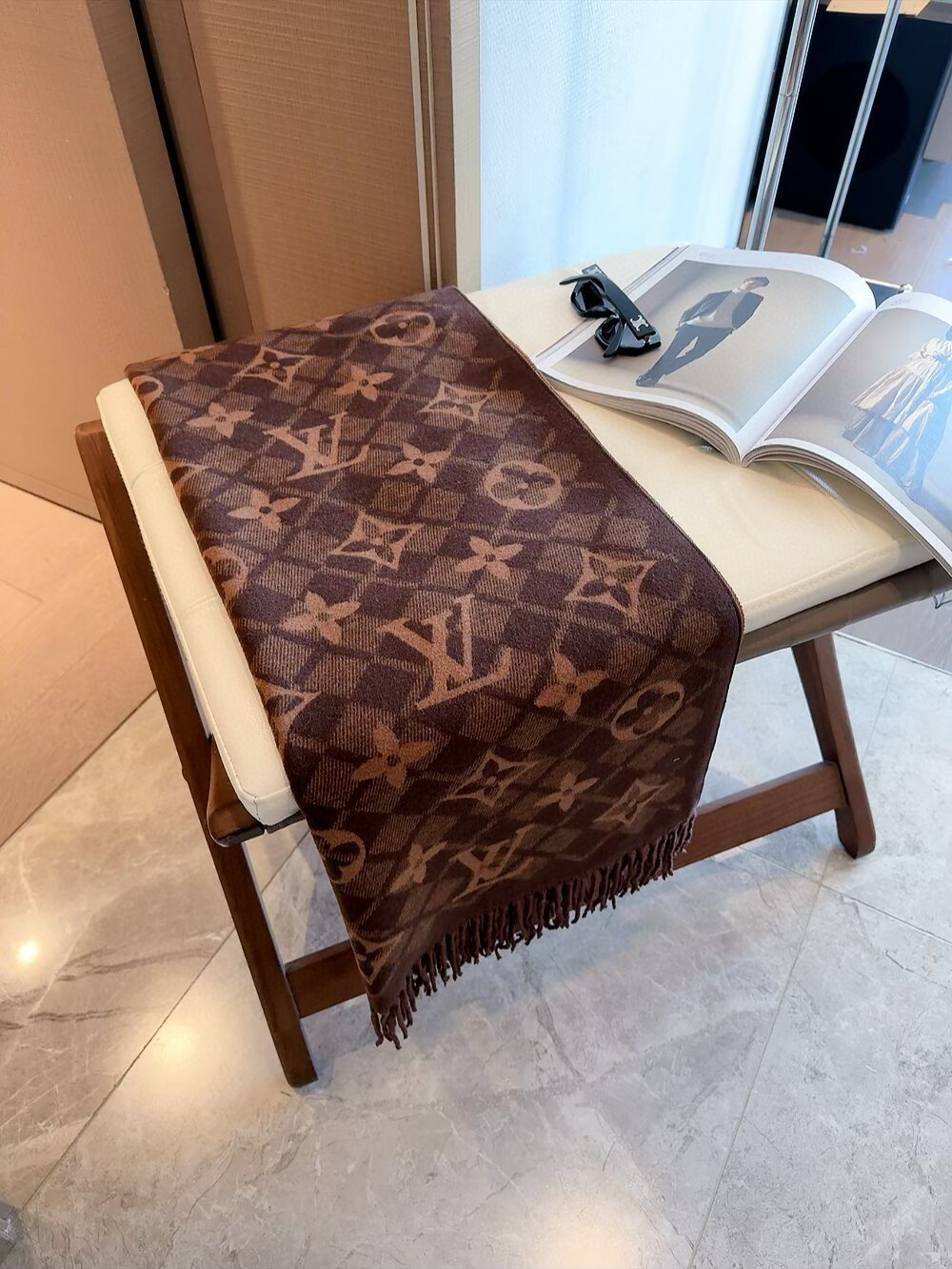 Louis Vuitton Rectangular Monogram Wrap Scarf