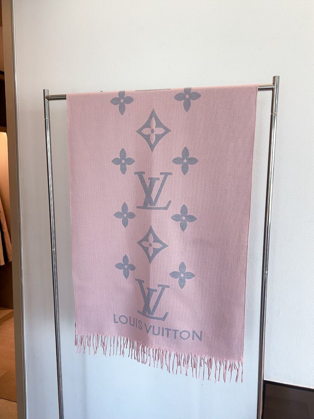 Louis Vuitton Floral Monogram Wrap Scarf