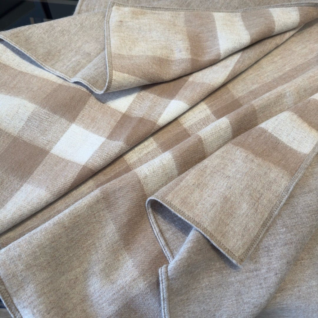 Burberry Reversible Color-Block Poncho