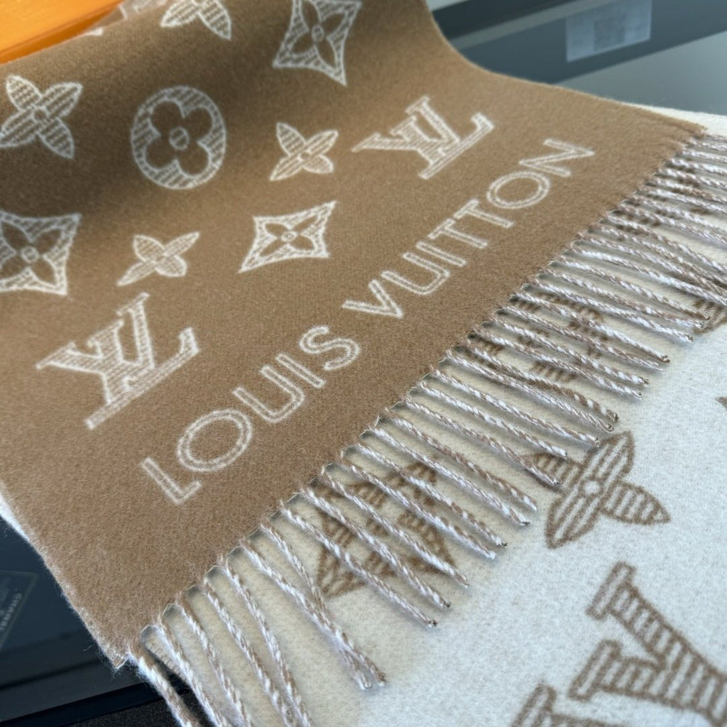 Louis Vuitton Reversible Monogram Knit Scarf