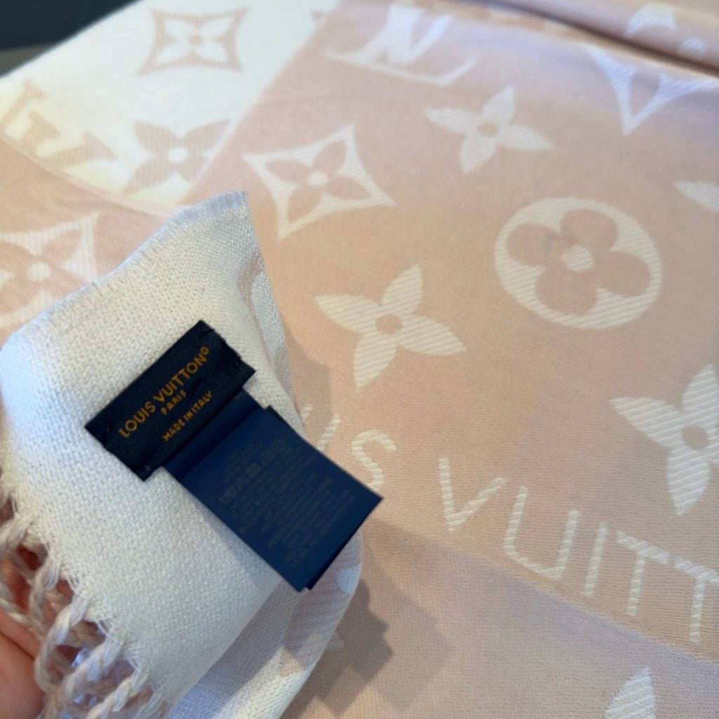 Louis Vuitton Reversible Wool Monogram Scarf - 180 x 30 cm