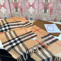 Burberry Long Checked Wrap Scarf - 30 x 180 cm