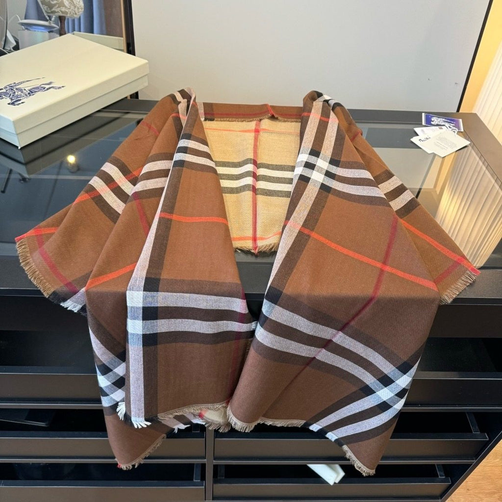 Burberry Bold Check Fringed Scarf - 110 x 200 cm